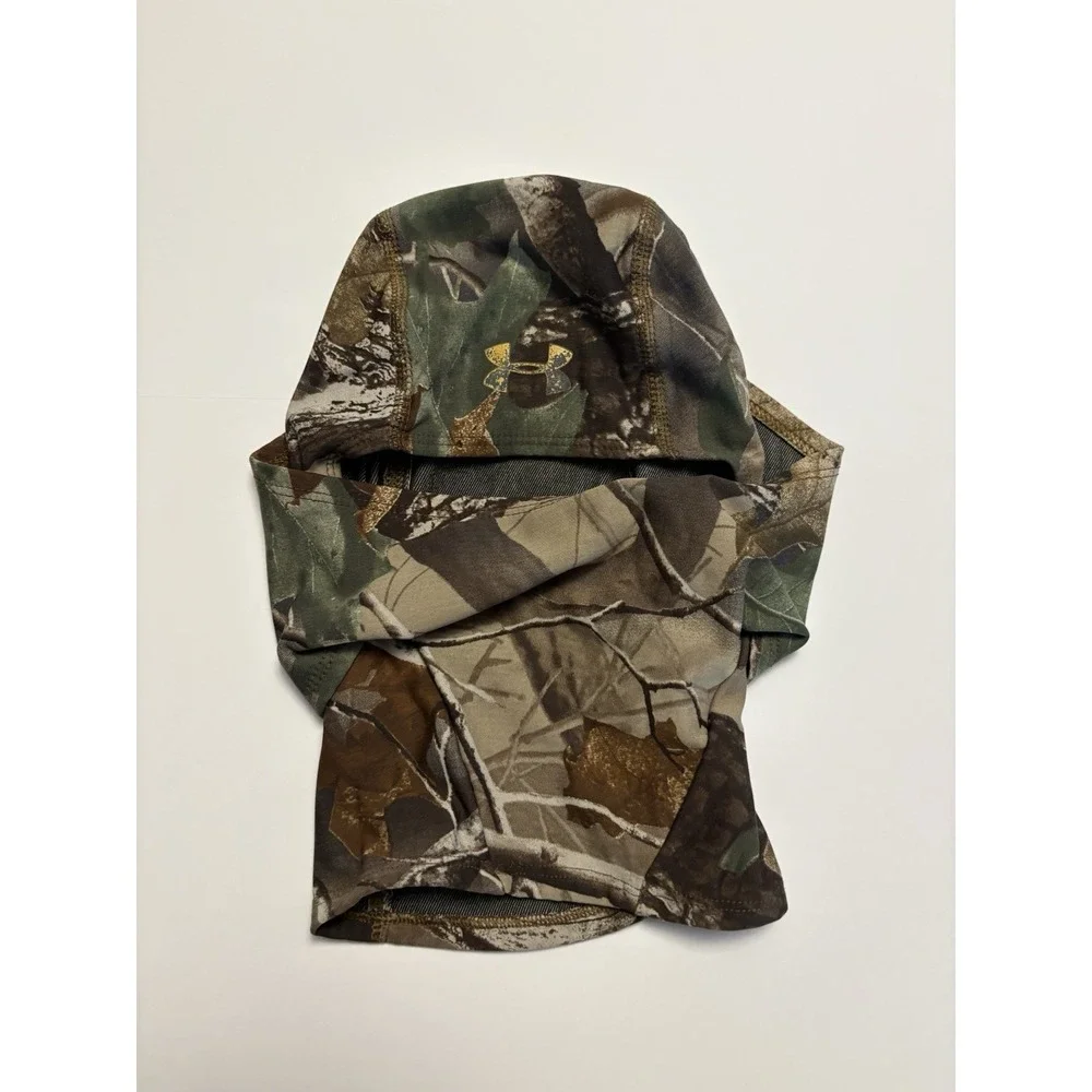 Under Armour Camo Face Mask Hunting Tactical Stretch Nylon Polyester Lycra